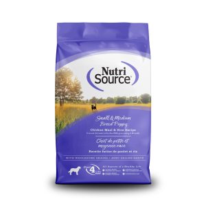 NutriSource Small / Medium Breed Chicken & Rice Puppy Dry Dog Food, 4 Pounds