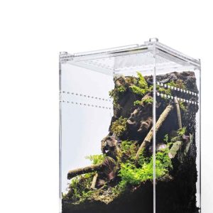 Herpcult Acrylic Enclosure, Tall, Small, 6X6X9.5