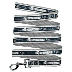 Pets First NCAA Michigan State Dog Leash, Large