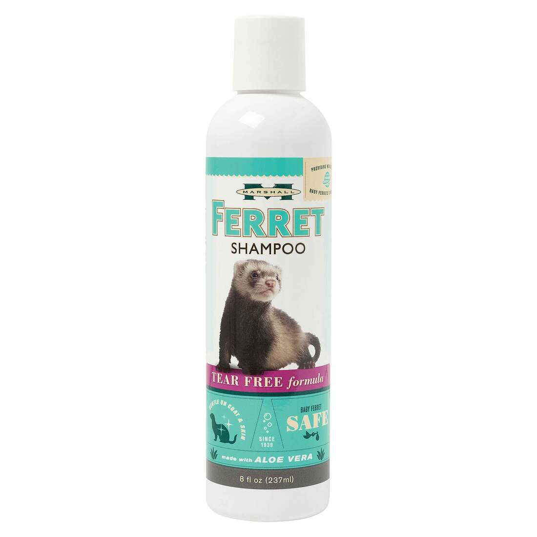 Marshall Ferret Shampoo No-Tears Formula with Aloe Vera, 8 ounce
