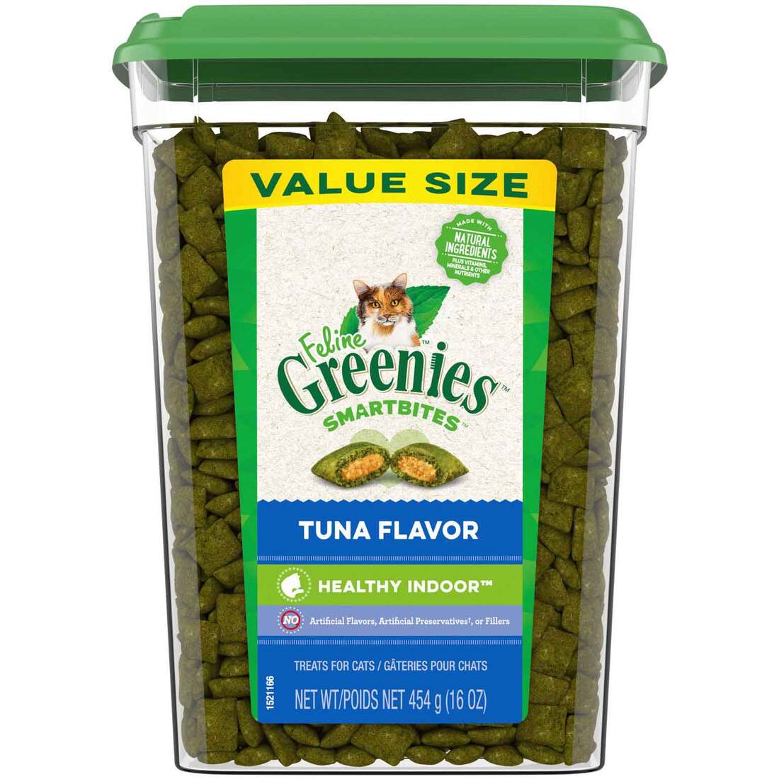 Feline Greenies Smartbites Hairball Control Tuna Flavor Treats for Cats - Image 2