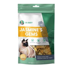 Dr Marty Jasmine Gems Freeze Dried Cat Food, Chicken Liver, 4 Ounces