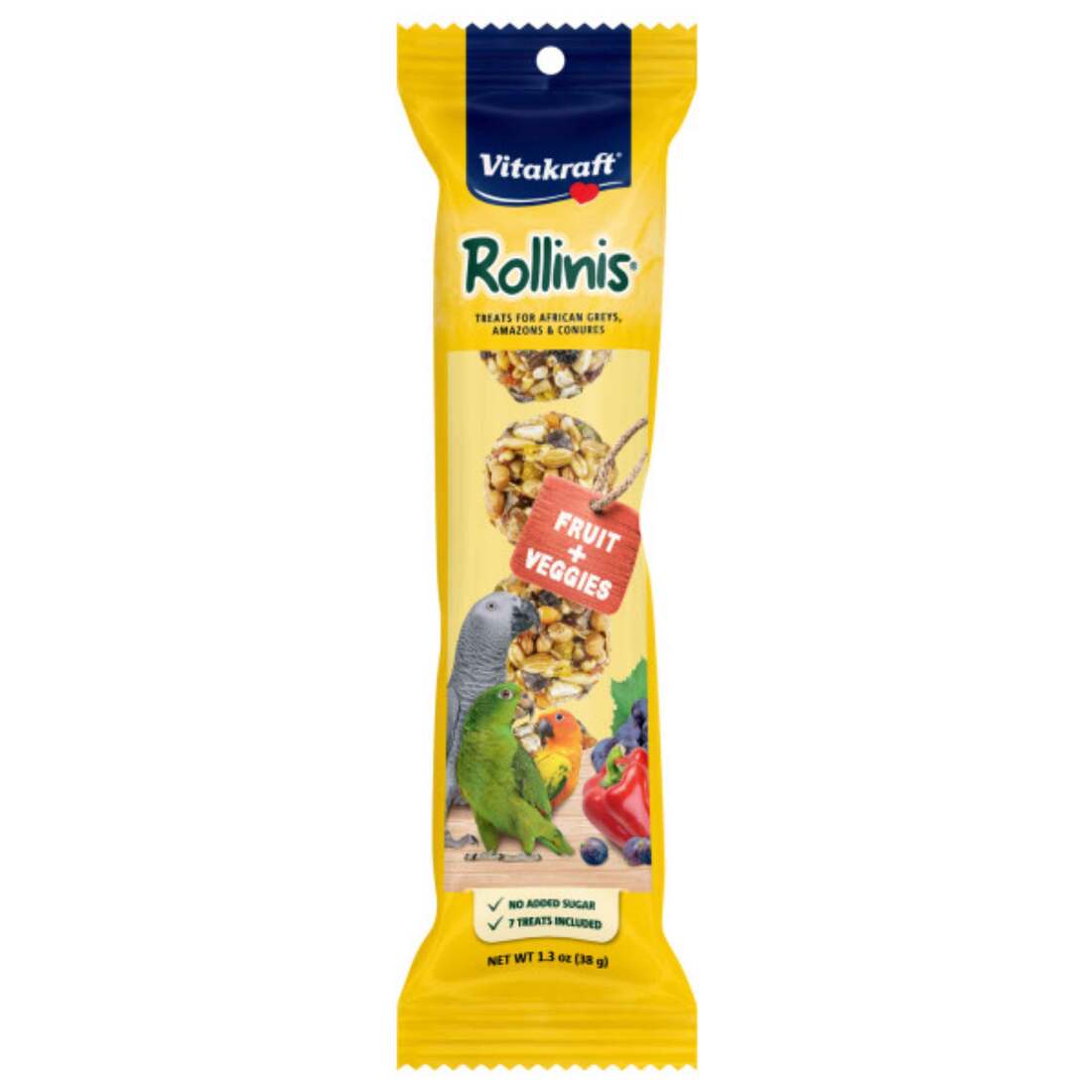 Vitakraft Rollinis Fruits/Veggies Bird Treat