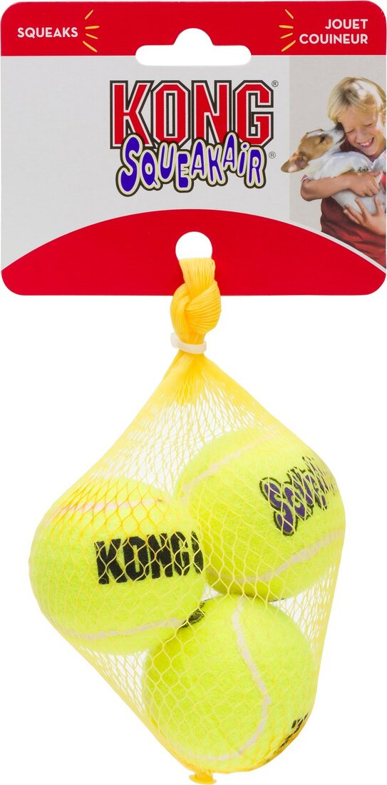 KONG SqueakAir Ball Small, 3-Pack