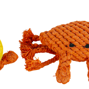 Play On Dog Toy Rope Duck/Crab, 2 Pack