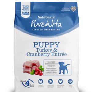 PureVita Puppy Turkey with Cranberry Dry Dog Food, 25 Pounds