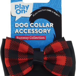 Play On Bow Tie, Buffalo Check, One Size
