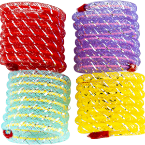 Play On Cat Toy Metallic Springs, 4 Pack