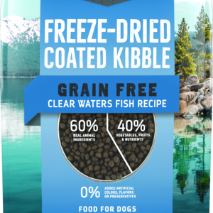 Redford Naturals Grain Free Freeze-Dried Coated Kibble Dry Dog Food, Clear Waters Fish Recipe