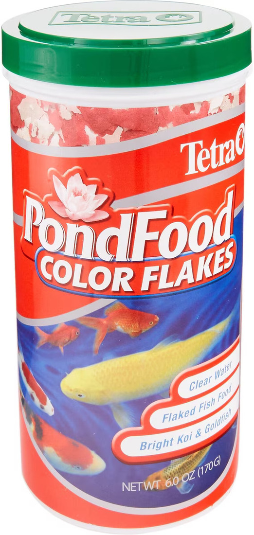 Tetra Flaked Color Pond Fish Food, 6 Ounces