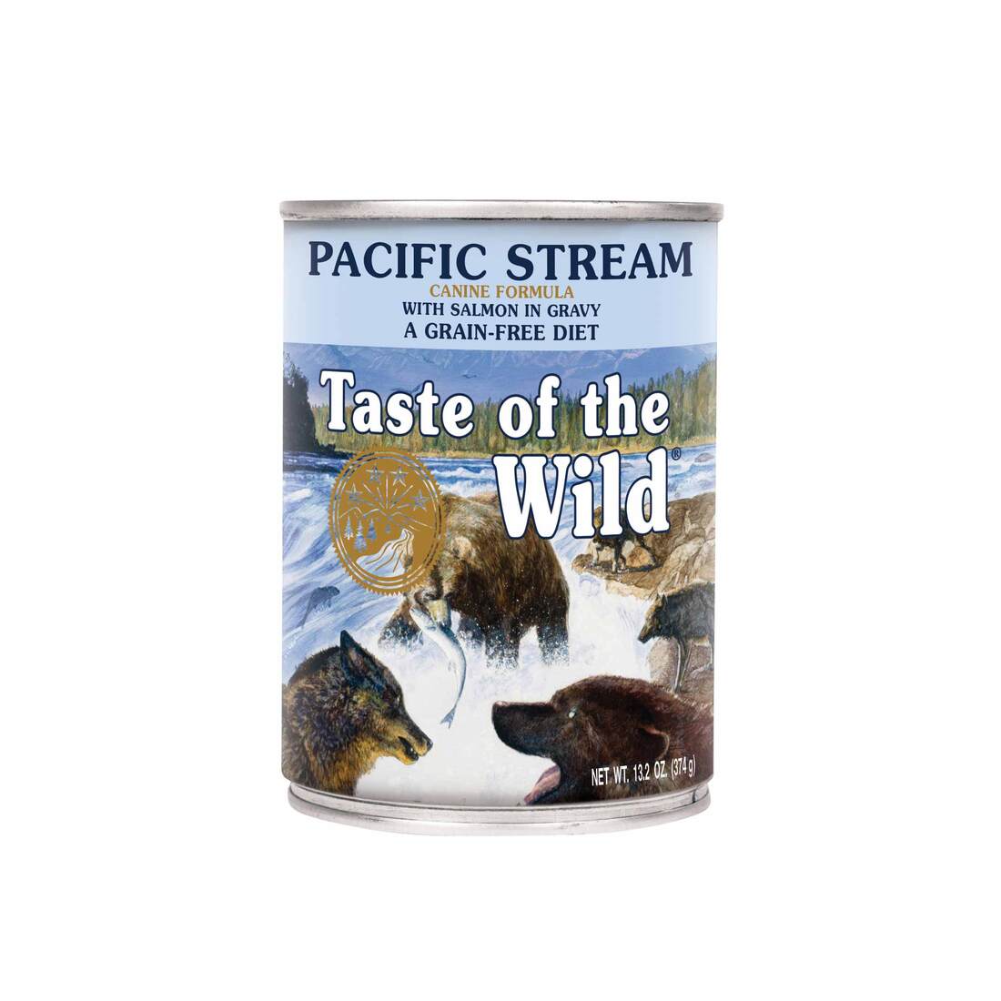 Taste of the Wild® Pacific Stream Canine® Recipe with Salmon in Gravy, 13.2 ounce can