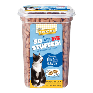 Mitten's Pickins Time For Tuna Flavor Center-Filled Cat Treats, 16 Ounces