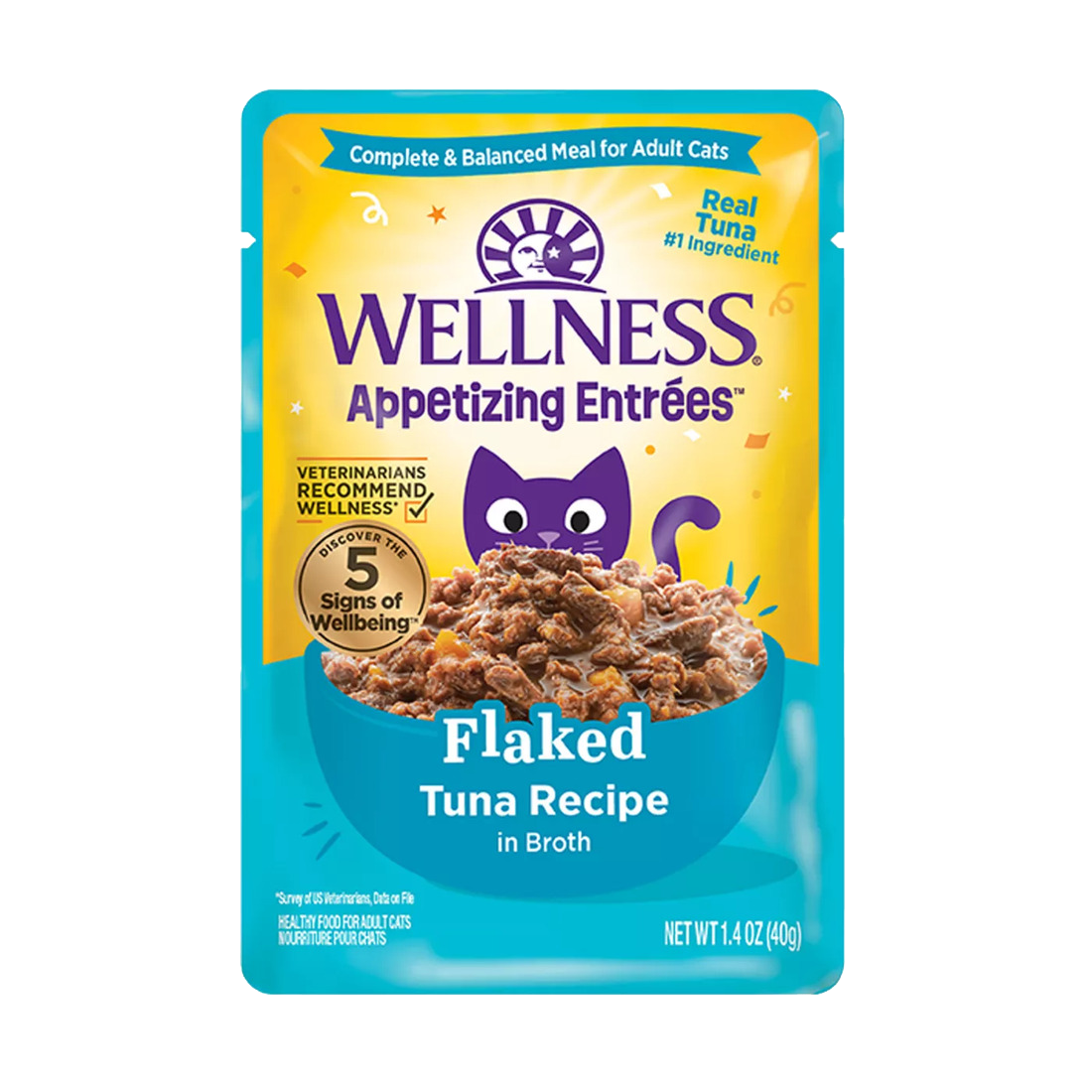 Wellness Appetizing Entrées™ Flaked Natural Wet Cat Food