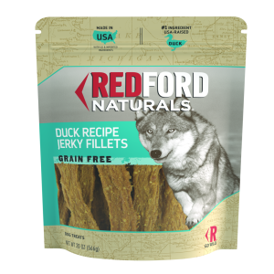 Redford Naturals Adult Grain Free Jerky Fillets Dog Treat,  Duck Recipe