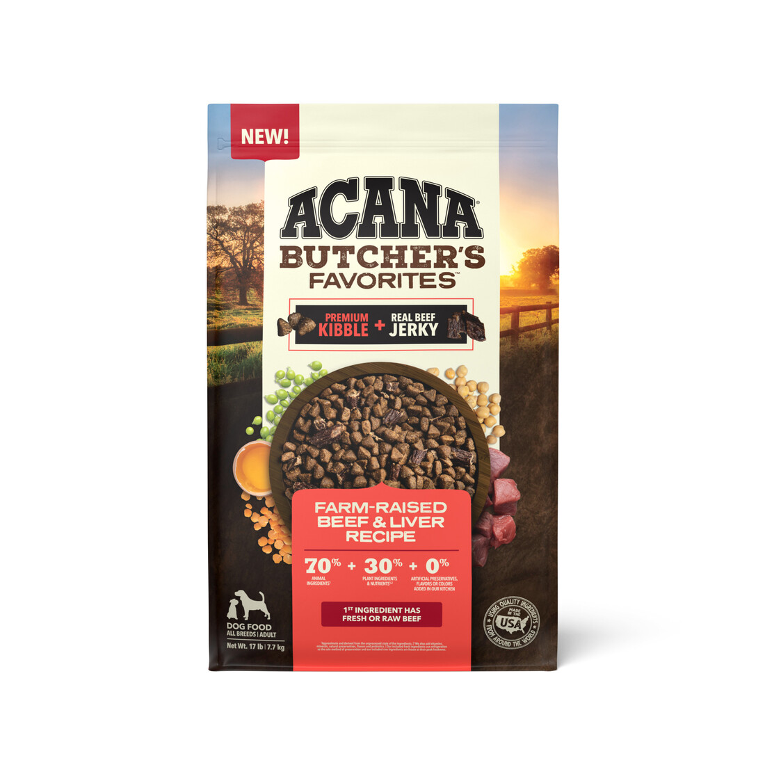ACANA Butcher's Favorites Farm-Raised Beef Dog Food