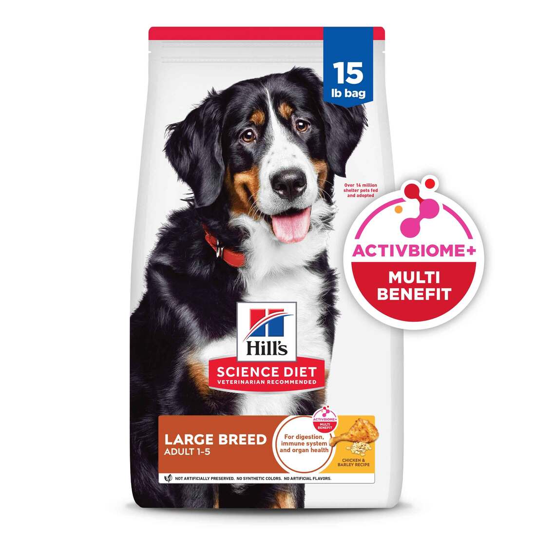Hill's Science Diet Adult Large Breed Dry Dog Food, Chicken & Barley Recipe, 15 Pound Bag