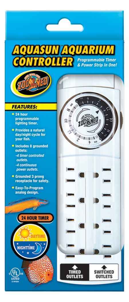 Zoo Med Aquasun Aquarium Controller Timer and Power Strip