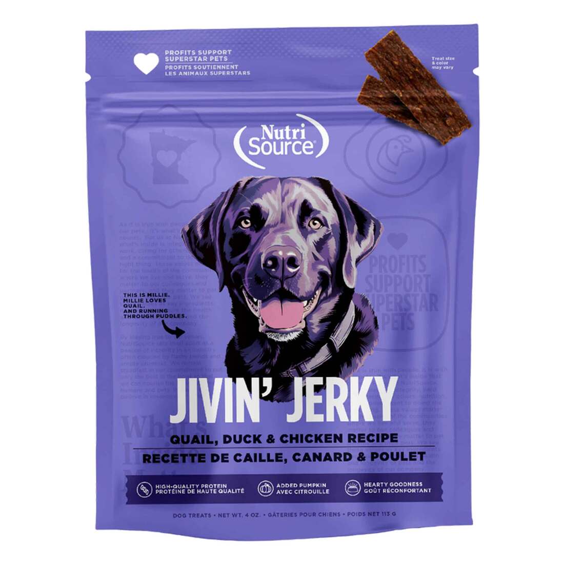 NutriSource Jivin' Jerky Dog Treat