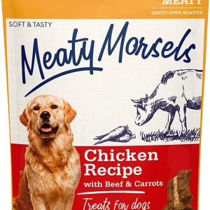 Vitakraft Meaty Morsels Chicken, Beef, Carrot Dog Treat, 4.2 Ounces