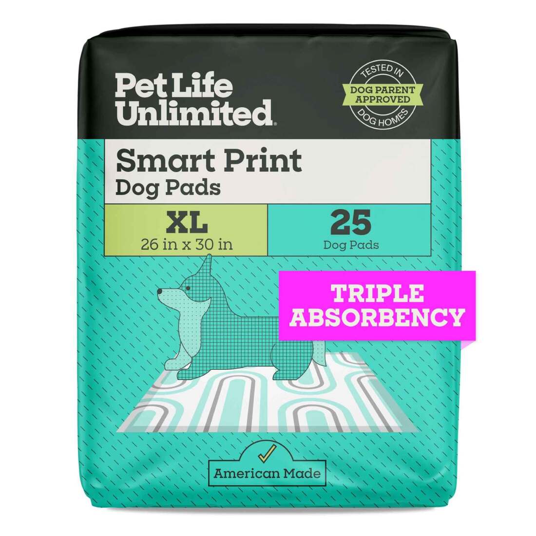 Pet Life Unlimited Smart Print Dog Pads