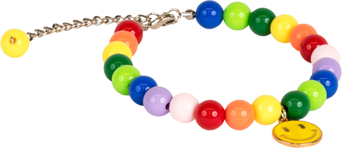 Play On Pride Smiley Necklace, Extra Small/Small
