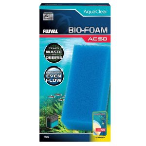 Fluval AC50 Foam Filter Insert, Blue, 1 Pack