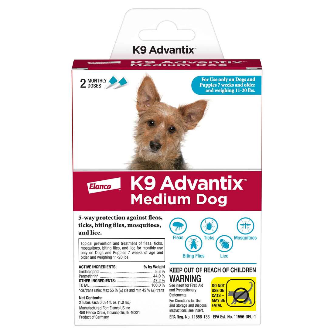 K9 Advantix Flea, Tick, and Mosquito Topical - Image 2