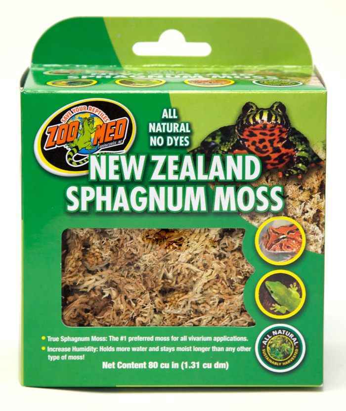 Zoo Med New Zealand Spagnum Moss, 80 Cubic Inches