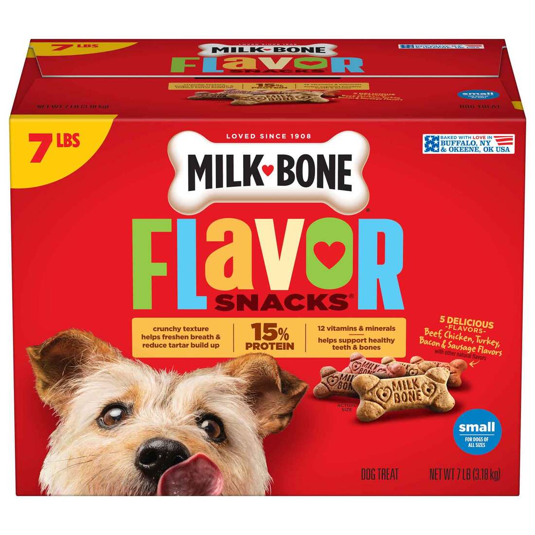 Milkbone Flavor Snacks Dog Treat, Small Dogs