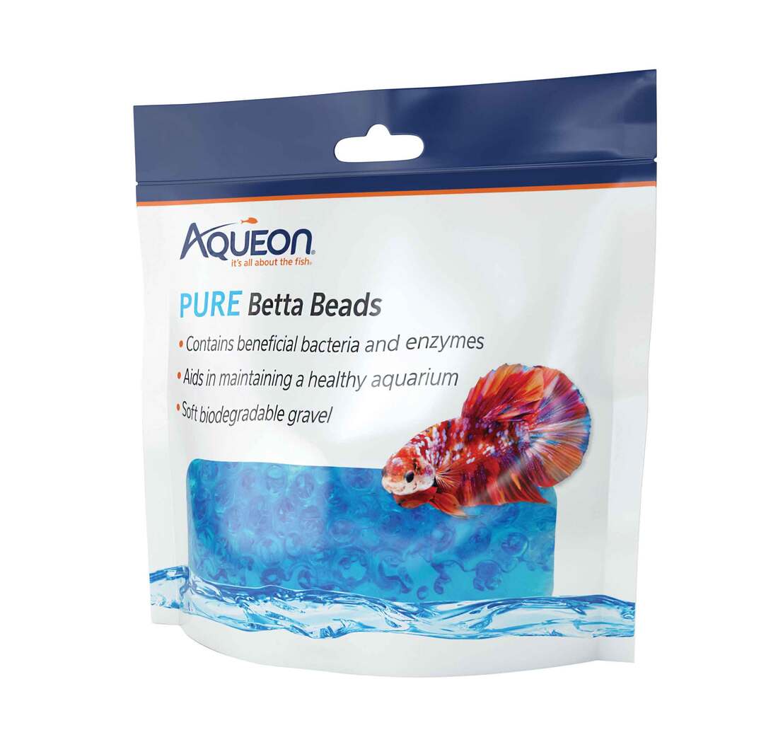 Aqueon Betta Beads, Blue