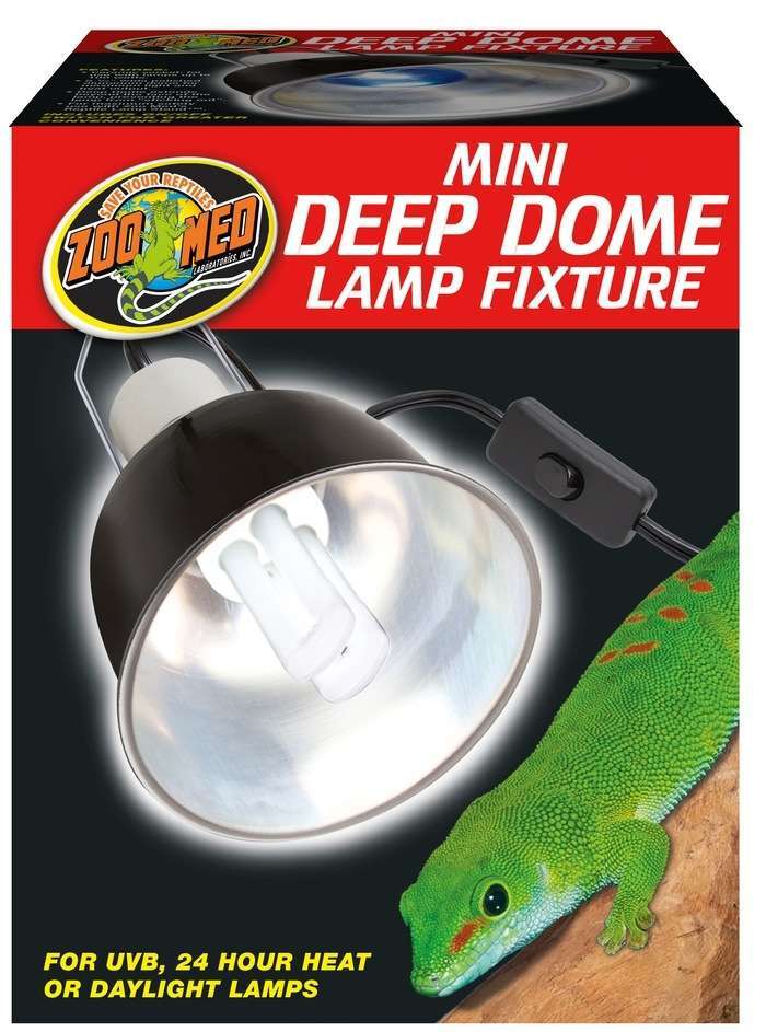 Zoo Med Deep Mini Dome Lamp Fixture