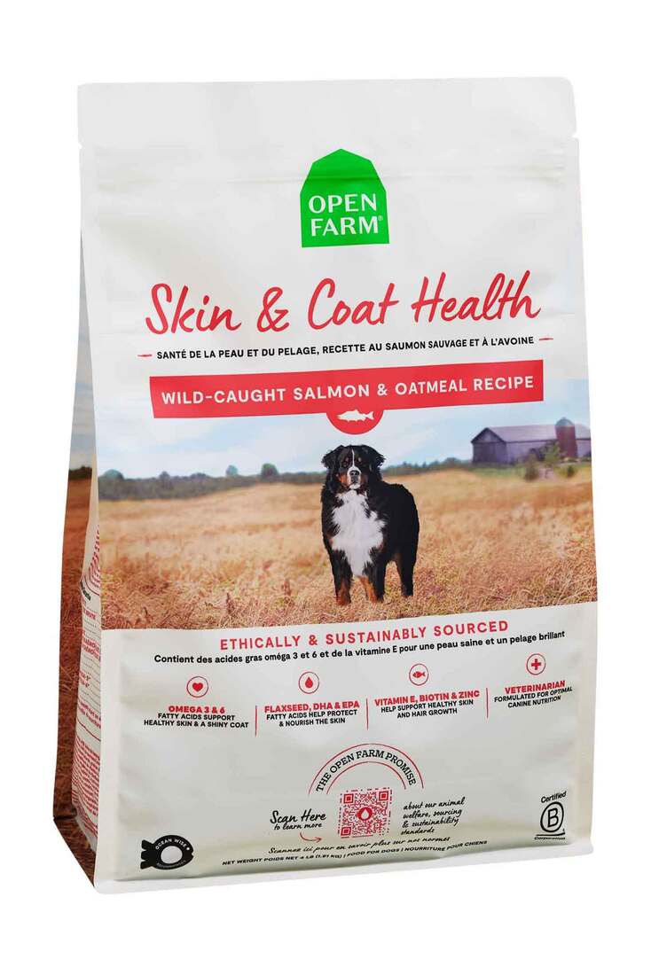 Open Farm Skin and Coat Health Dry Dog Food, Salmon and Oatmeal - Image 2