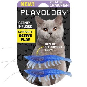 Playology Crawfish Cat Toy, 2-Pack