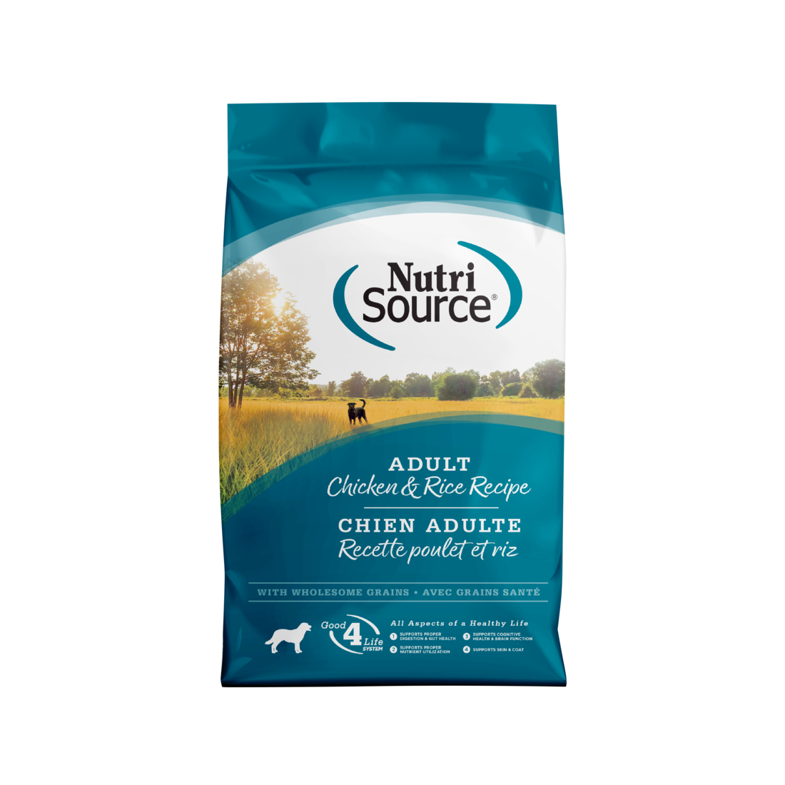 NutriSource Adult Chicken & Rice Dry Dog Food - Image 2