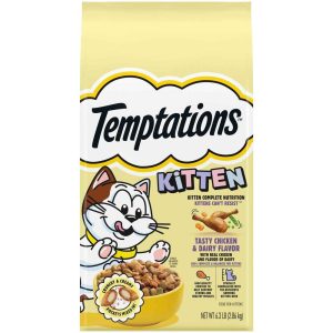 Temptations Kitten Dry Cat Food, Chicken/Dairy, 6.3 Pounds