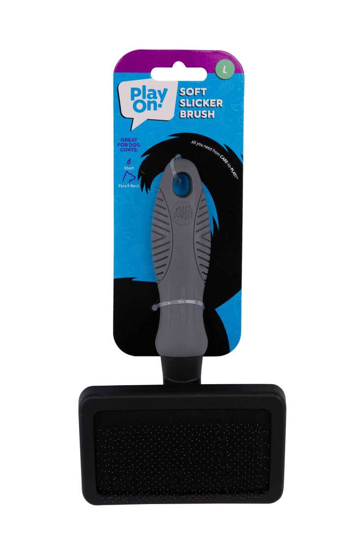 Play On Soft Slicker Brush Metal Pin, Large