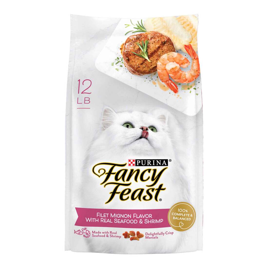 Purina Fancy Feast Filet Mignon Flavor with Real Seafood & Shrimp Cat Food - Image 2