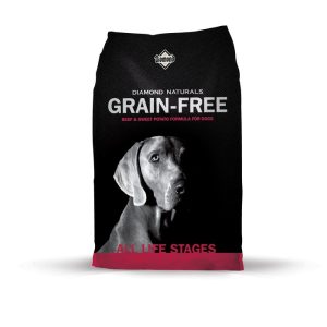 Diamond Naturals Grain-Free Pasture-Raised Beef & Sweet Potato Formula for Dogs, 28 Pounds