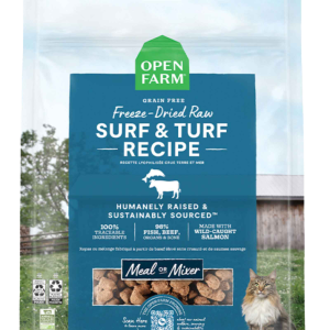 Open Farm Grain Free Freeze Dried Raw Surf & Turf Recipe Cat Food, 3.5 Ounces
