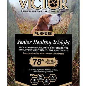 VICTOR Purpose Senior/Healthy Weight, Dry Dog Food, 40 Pounds