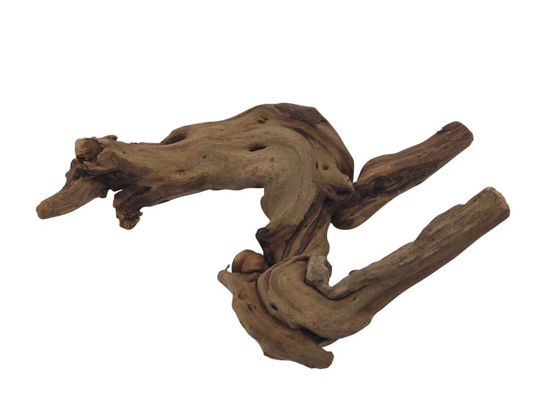 Aqua Natural Decor Wizard Wood, Small, 9-14 Inches