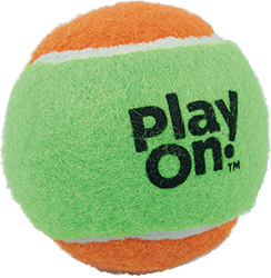Play On Dog Toy, Tennis Ball Assorted Colors - Image 2
