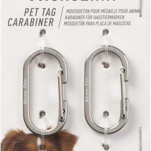Nite Ize Microlink Pet Tag Carabiner, 2 Count