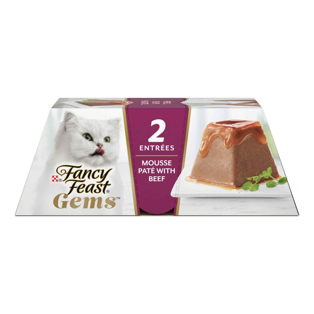 Purina Fancy Feast Gems Mousse Pate With Halo of Savory Gravy Cat Food - 4 Ounce Box - Image 4