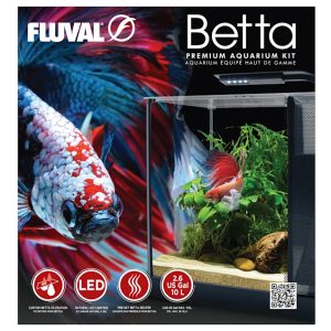 Fluval Betta Kit Aquarium, 2.6 Gallon