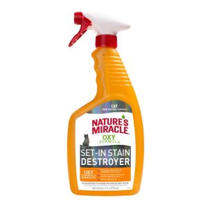 Nature's Miracle Set-In Stain Destroyer For Cat Messes, 24 Ounces