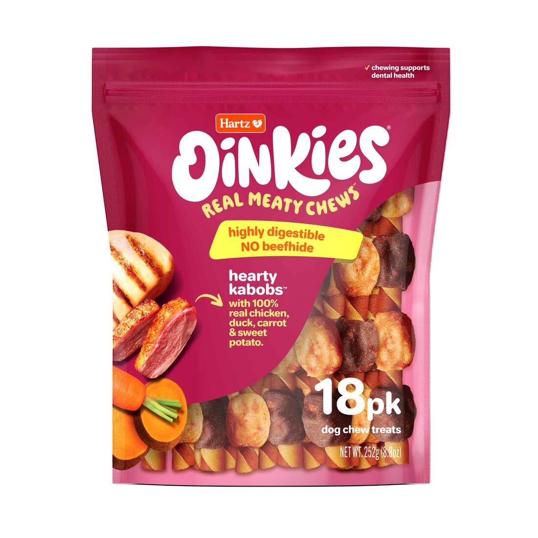 Hartz Oinkies Hearty Kabobs Dog Treats - Image 2