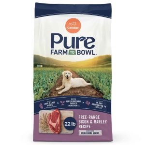 Canidae Pure Farm To Bowl Dry Dog Food, Free-Range Bison & Barley Recipe