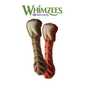 WHIMZEES by Wellness BRUSHZEES Large Breed Dental Dog Treat, 1 Count