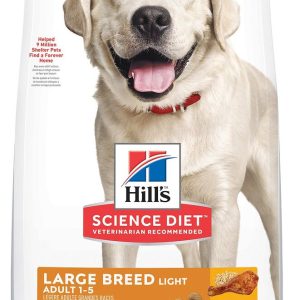 Hill's Science Diet Adult Light Large Breed Dry Dog Food, Chicken Meal & Barley, 30 Pound Bag